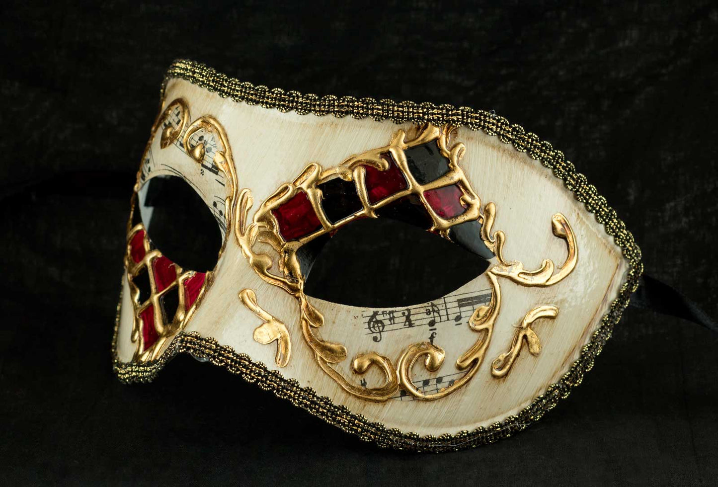 Masque Colombine Mosaïque – Artisanat Authentique de Venise
