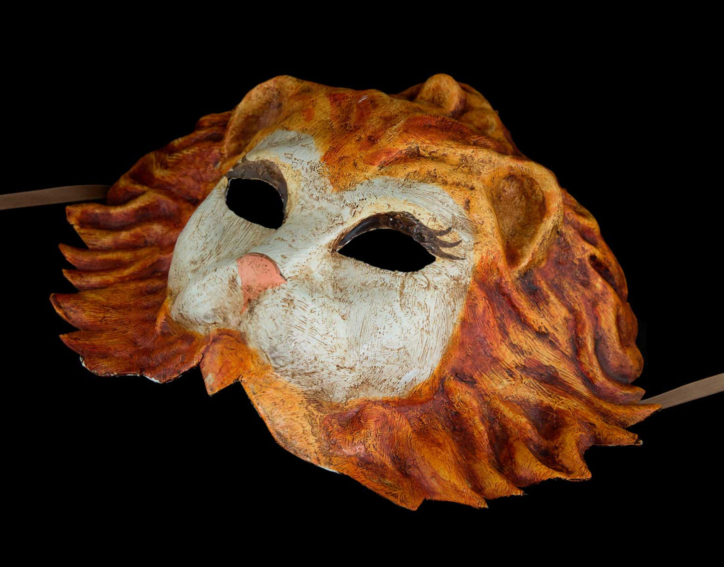 Masque Vénitien Lion en Papier Mâché – Artisanat Authentique de Venise