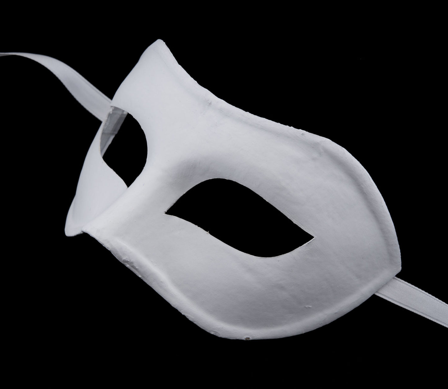 Masque Colombine Blanc à Peindre – Artisanat Authentique de Venise