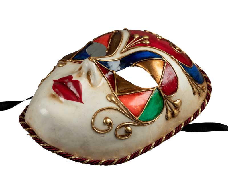 Masque Volto Tutti Fruiti Doré – Artisanat Authentique de Venise