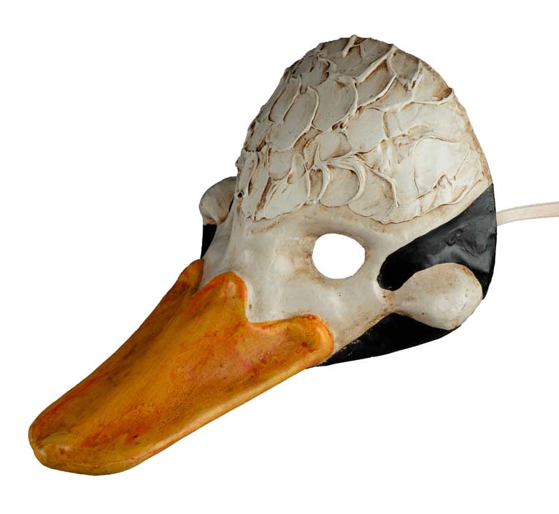 Masque Vénitien Thérian Canard – Artisanat Authentique de Venise