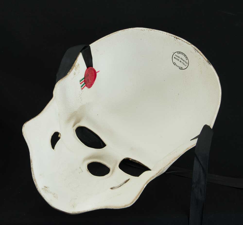 Masque Crâne Tête de Mort Baroque – Artisanat Authentique de Venise