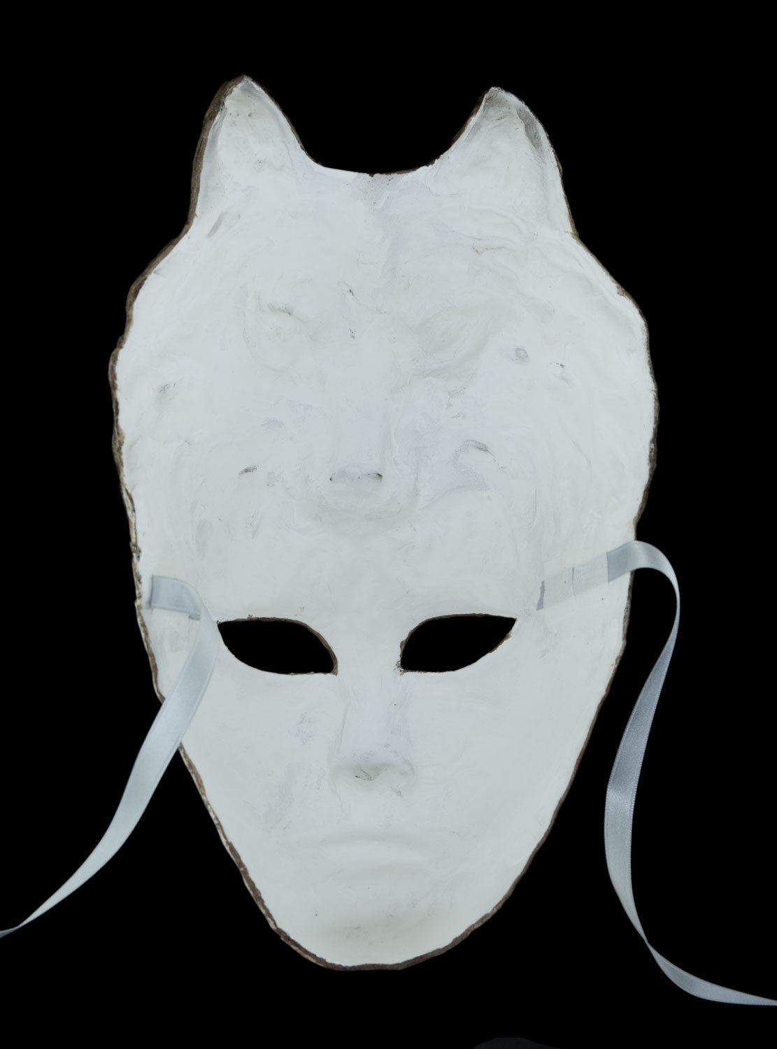 Masque Vénitien La Femme Louve et le Loup en Papier Mâché – Artisanat Authentique de Venise