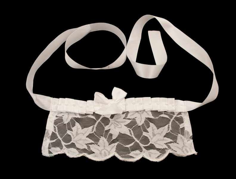 Masque Coquin Vénitien Loup en Dentelle Blanche – Artisanat Authentique de Venise