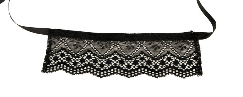 Masque Coquin Vénitien Loup en Dentelle Noir
