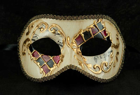 Masque Colombine Mosaïque – Artisanat Authentique de Venise