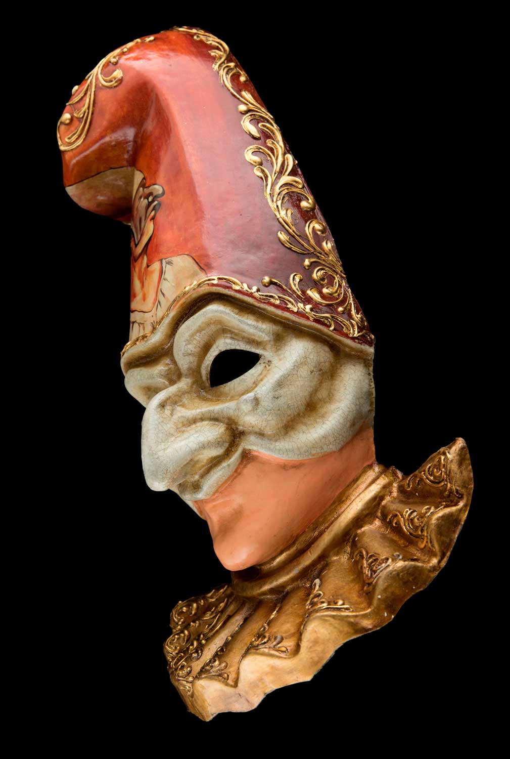 Masque Vénitien Pantalone – Masque Vénitien de Collection – Artisanat Authentique de Venise