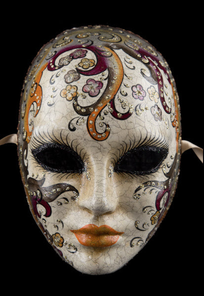 Masque Vénitien Prestige “Femme Orientale” Volto – Carnaval de Venise – Artiste Edmond