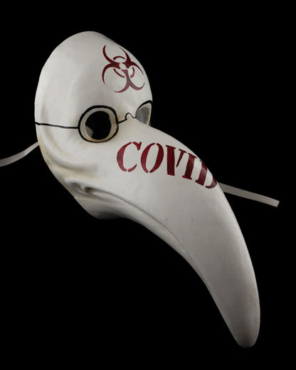 Masque Docteur de la Peste et du Covid – Artisanat Authentique de Venise