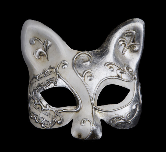 Masque Chat Gatto Musica Collection Iceland – Artisanat Authentique de Venise