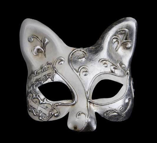 Masque Chat Gatto Musica Collection Iceland – Artisanat Authentique de Venise