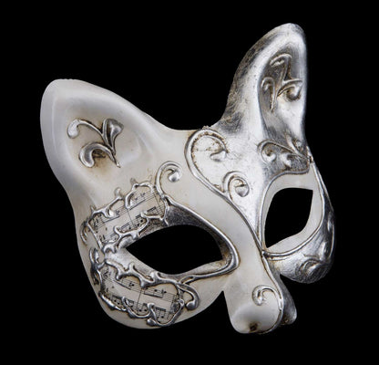 Masque Chat Gatto Musica Collection Iceland – Artisanat Authentique de Venise