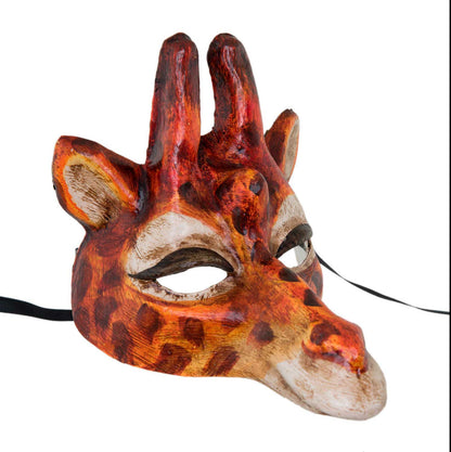 Masque de Venise Girafe – Artisanat Authentique de Venise
