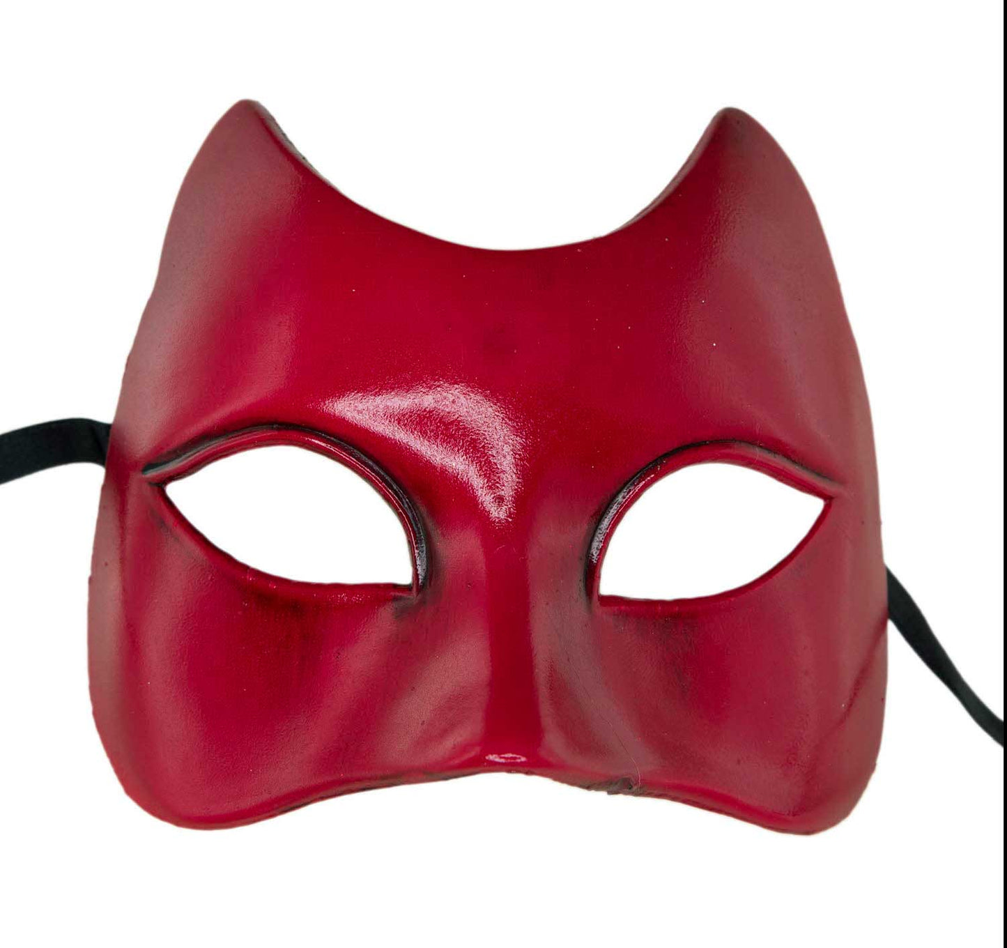 Masque Vénitien Chat Rouge Petit Visage – Artisanat Authentique de Venise