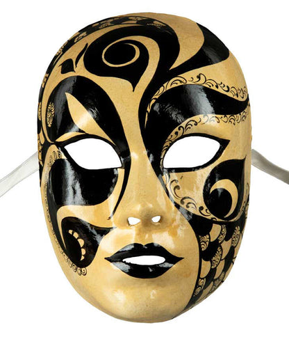 Masque Vénitien Volto Authentique – Symbole de Venise – Artiste Eliana