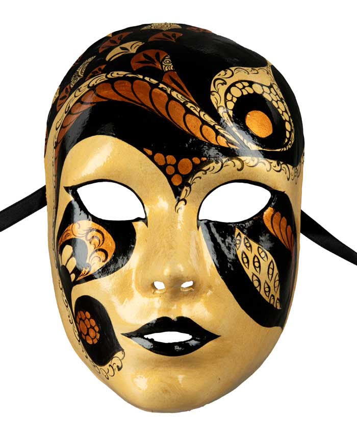 Masque Vénitien Volto Rétro – Voyage dans le Temps – Artisanat Authentique de Venise