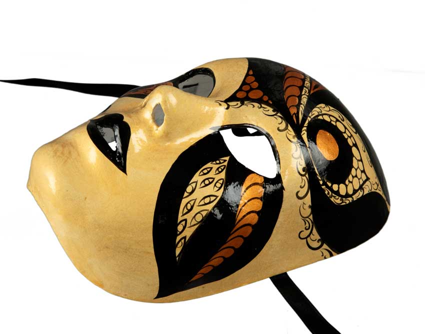 Masque Vénitien Volto Rétro – Voyage dans le Temps – Artisanat Authentique de Venise