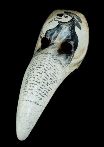 Masque Docteur de la Peste Medico della Peste – Artisanat Authentique de Venise
