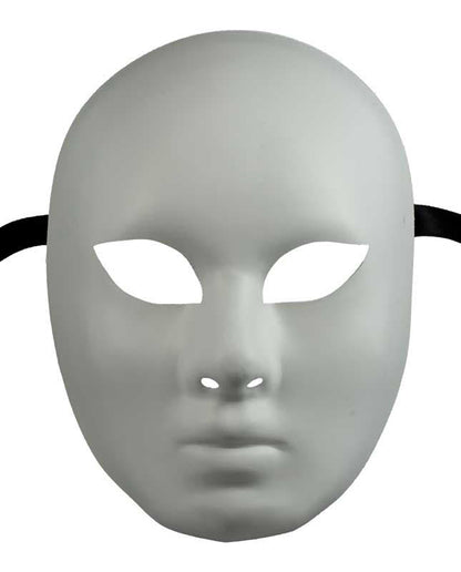 Masque Volto Blanc à Peindre – Visage Vénitien du Carnaval de Venise – Artisanat Authentique de Venise