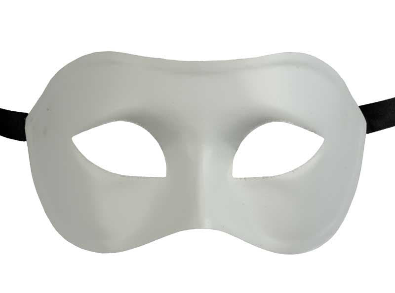 Masque Colombine Blanc à Peindre Vénitien Carnaval de Venise – Artisanat Authentique de Venise