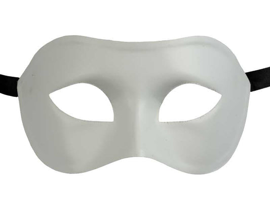 Masque Colombine Blanc à Peindre Vénitien Carnaval de Venise – Artisanat Authentique de Venise