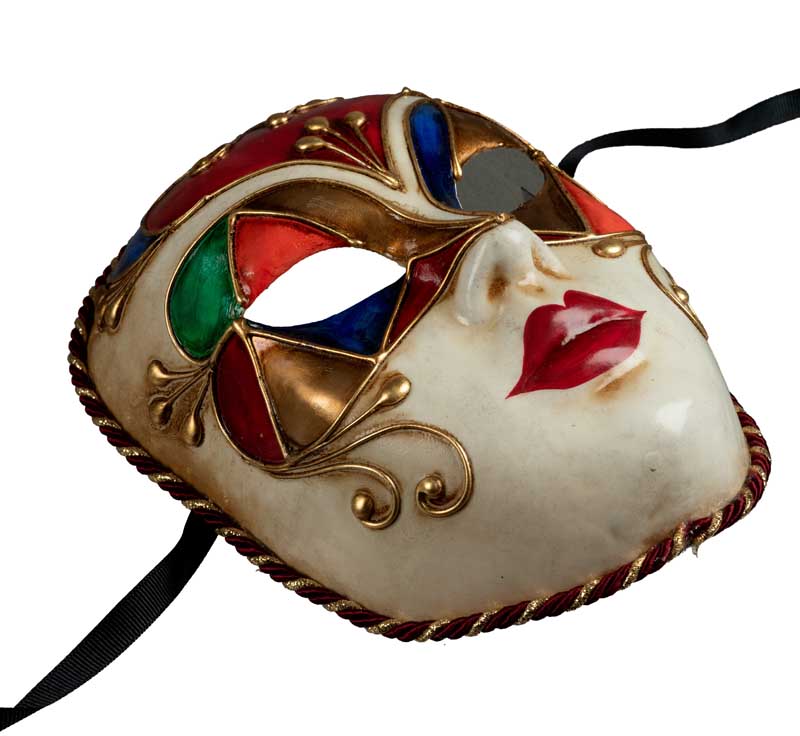 Masque Volto Tutti Fruiti Doré – Artisanat Authentique de Venise