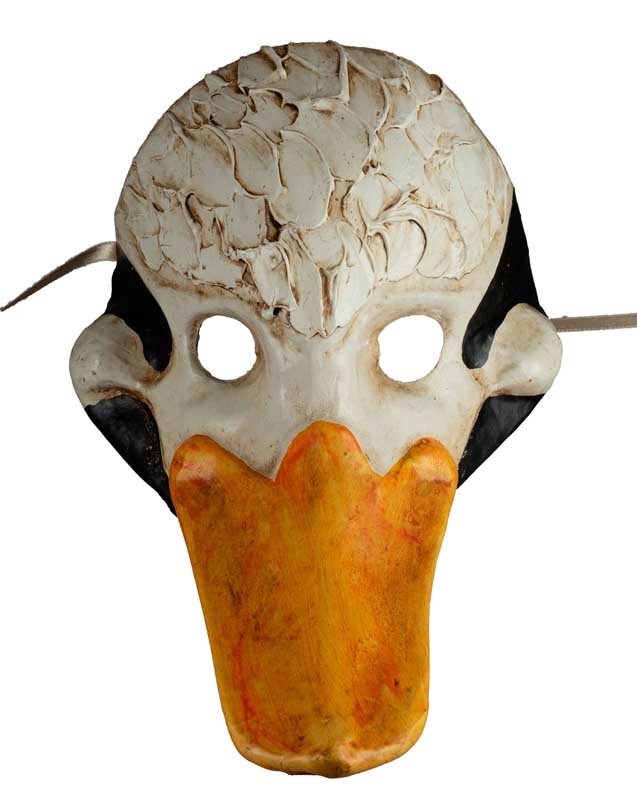 Masque Vénitien Thérian Canard – Artisanat Authentique de Venise