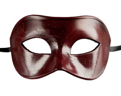 Masque Colombine Rouge Bordeaux de Venise – Élégance Vintage et Charme Vénitien
