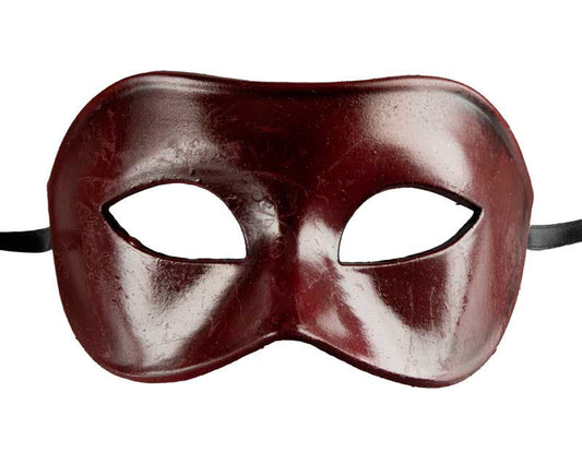 Masque Colombine Rouge Bordeaux de Venise – Élégance Vintage et Charme Vénitien
