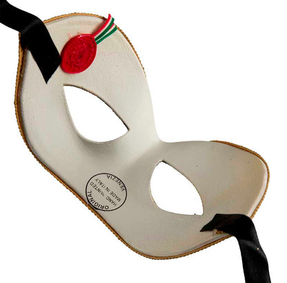 Masque Colombine Doré et Noir – Élégance Authentique de Venise