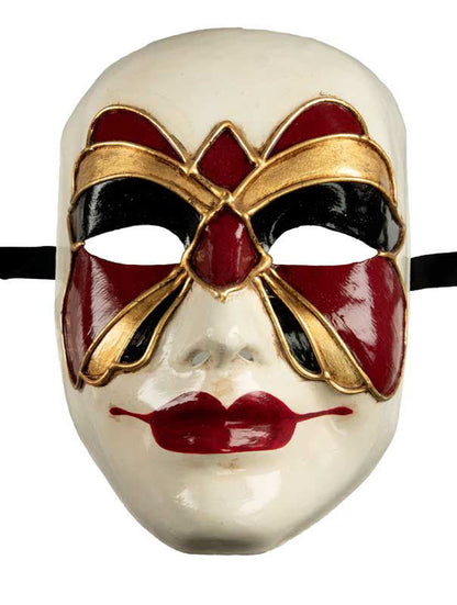 Masque Volto Papillon en Papier Mâché – Artisanat Authentique de Venise