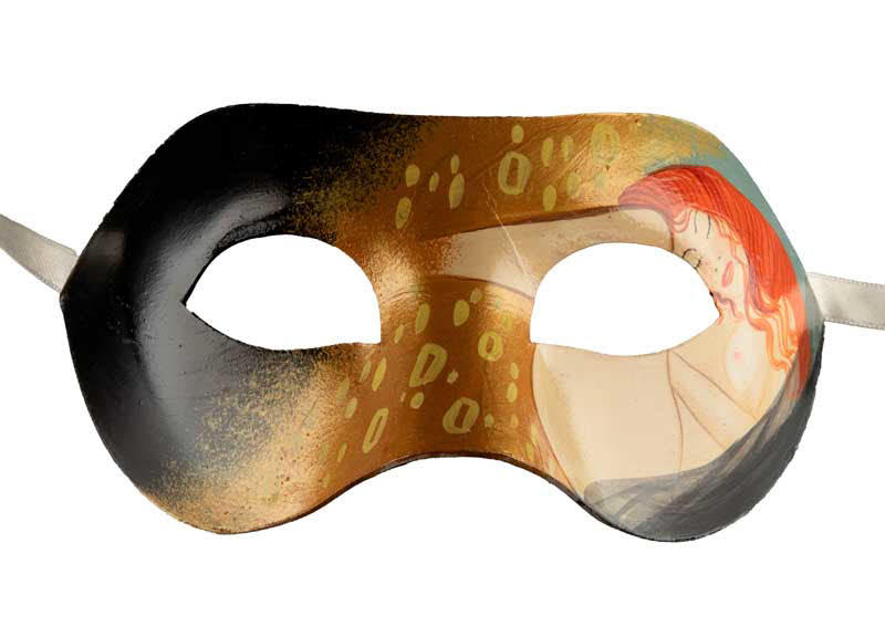 Masque Colombine Femme Collection Accademia – Artisanat Authentique de Venise
