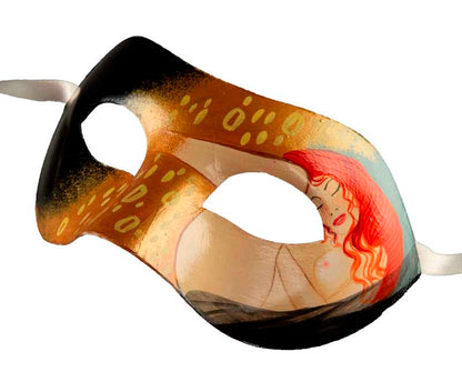 Masque Colombine Femme Collection Accademia – Artisanat Authentique de Venise