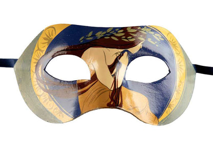 Masque Colombine Nymphe Collection Accademia – Artisanat Authentique de Venise