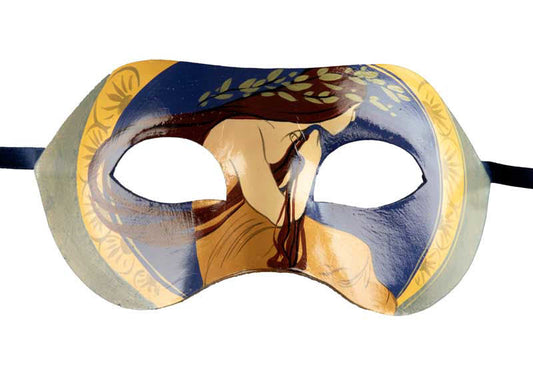 Masque Colombine Nymphe Collection Accademia – Artisanat Authentique de Venise