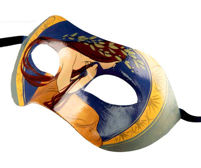 Masque Colombine Nymphe Collection Accademia – Artisanat Authentique de Venise