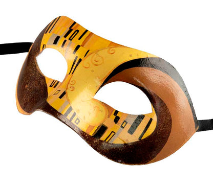 Masque Colombine Art Déco Collection Accademia – Artisanat Authentique de Venise