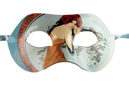 Masque Colombine Nymphe Collection Accademia – Artisanat Authentique de Venise