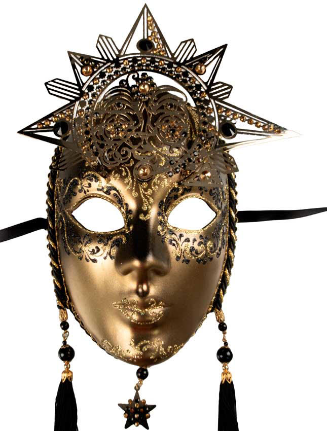 Masque Vénitien Soleil – Artisanat Authentique de Venise