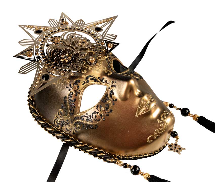 Masque Vénitien Soleil – Artisanat Authentique de Venise
