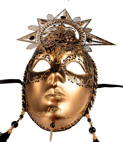 Masque Vénitien Soleil – Artisanat Authentique de Venise