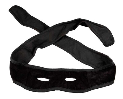 Masque de Justicier Coquin en Velours Noir – Artisanat Authentique de Venise
