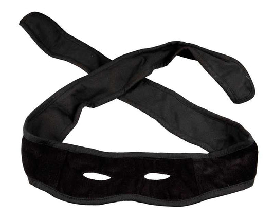 Masque de Justicier Coquin en Velours Noir – Artisanat Authentique de Venise