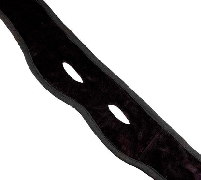 Masque de Justicier Coquin en Velours Noir – Artisanat Authentique de Venise