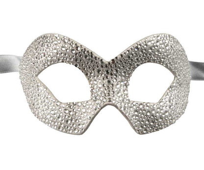 Masque Colombine Strass Cristal – Artisanat Authentique de Venise