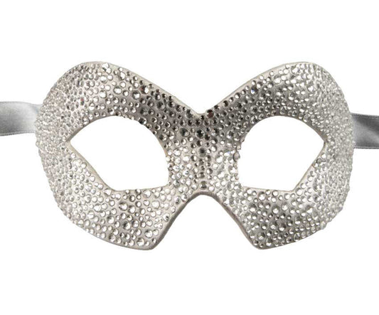 Masque Colombine Strass Cristal – Artisanat Authentique de Venise
