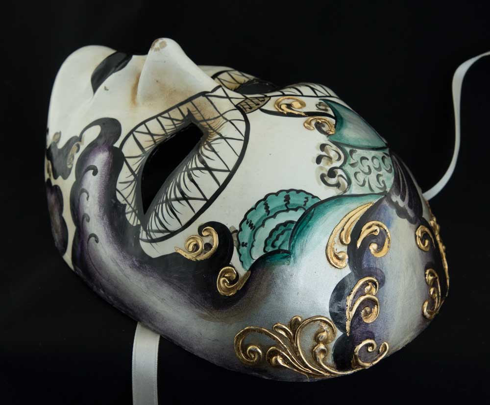 Masque Volto de Venise – Artiste Eliana  – Artisanat Authentique de Venise