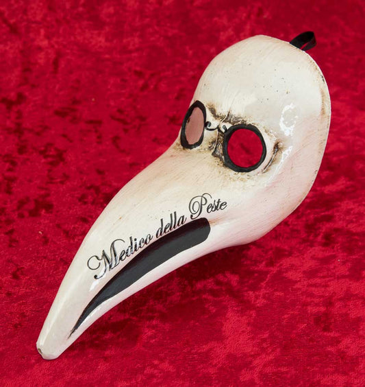 Masque Miniature Docteur de la Peste – Artisanat Authentique de Venise