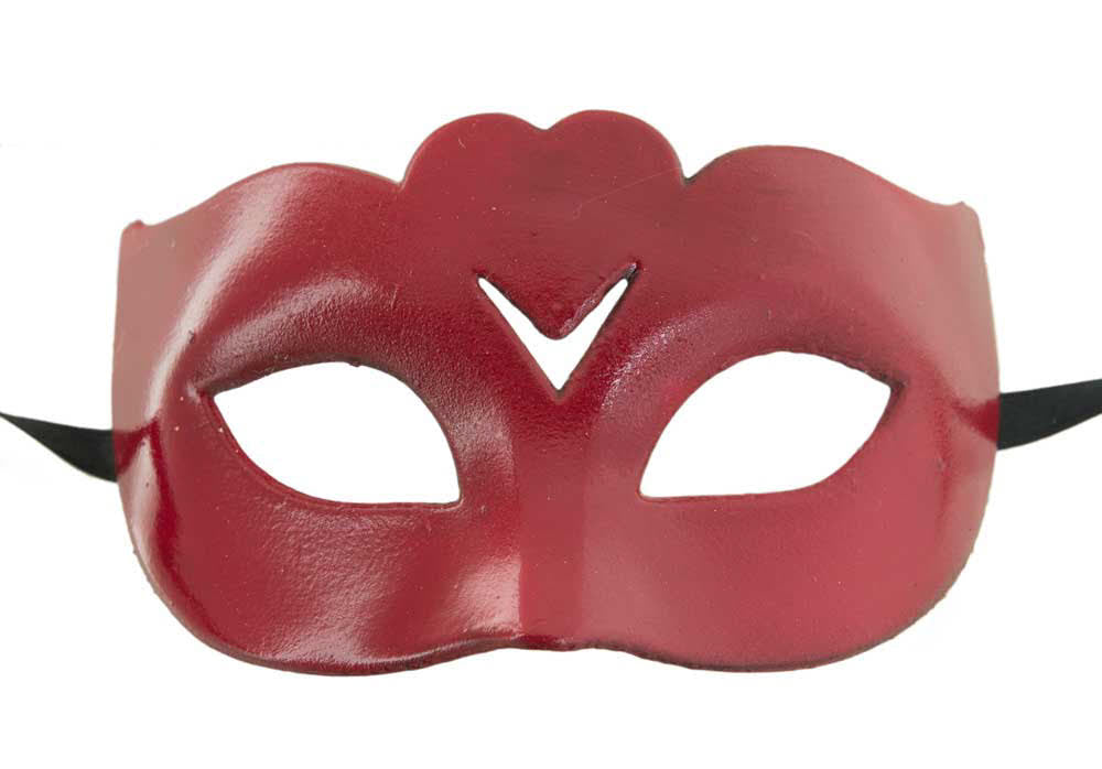 Masque Colombine Rouge Prestige et Luxe – Artisanat Authentique de Venise
