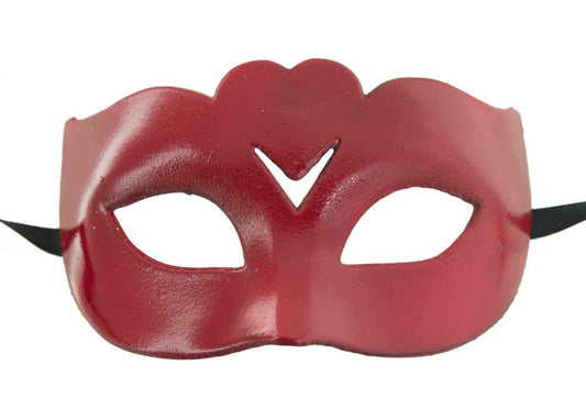 Masque Colombine Rouge Prestige et Luxe – Artisanat Authentique de Venise